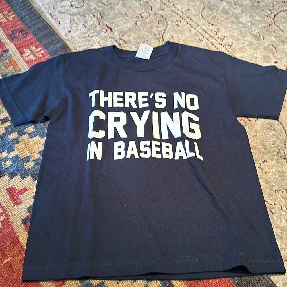 A League of Their Own t-shirt. “There’s no crying in baseball.”